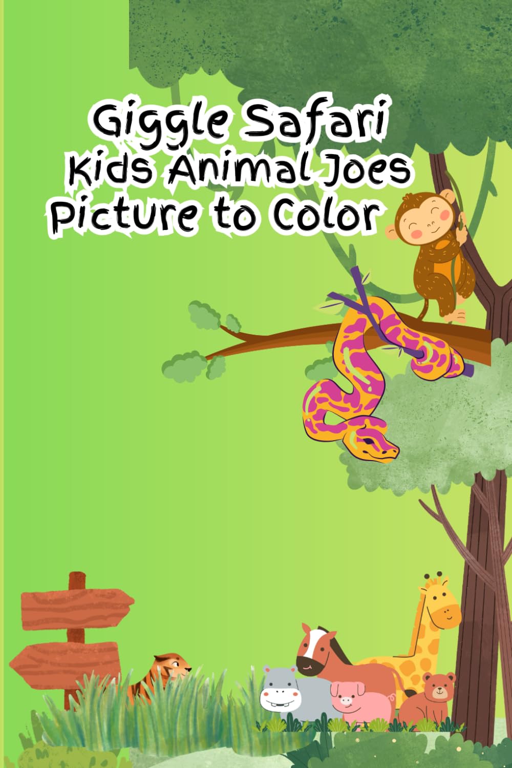 Giggle Safari Kids Animal Jokes: “ Simple, Clean & Create fun for early readers and Little Artists”