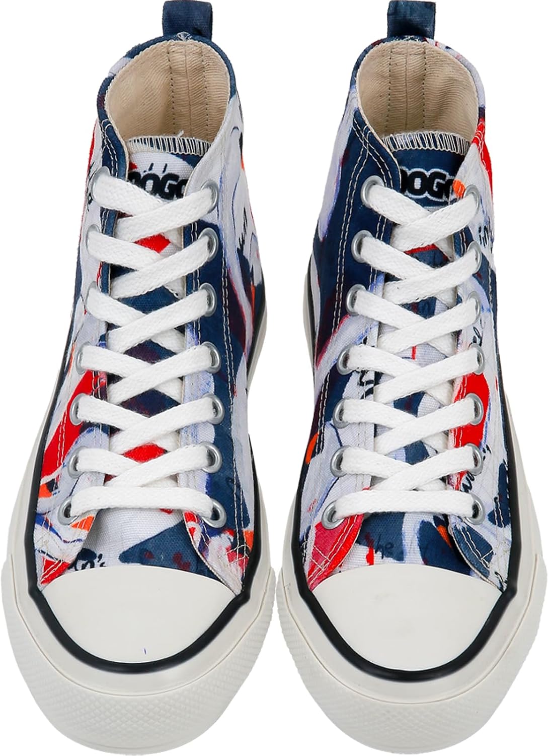 Women’s Canvas Shoes – Vegan Leather and Unique Design Casual Shoes for Women, Comfortable & Fashion Sneakers for Everyday Streetwear