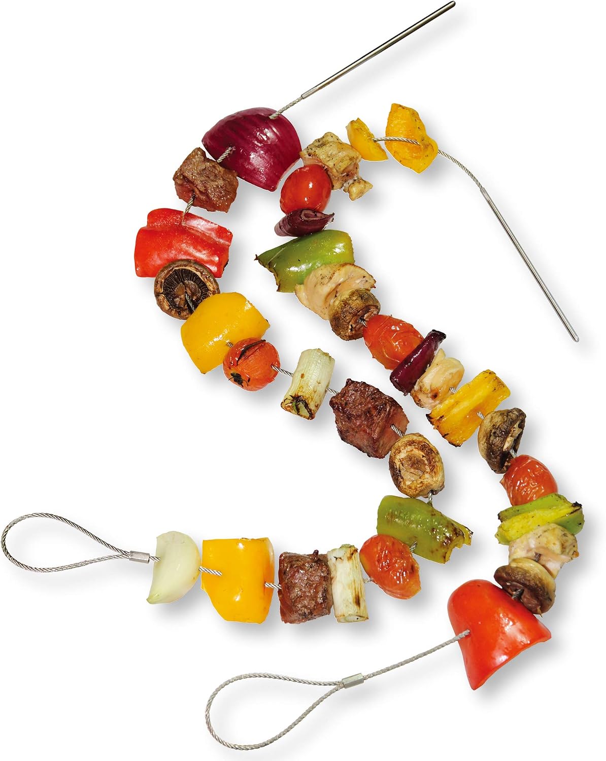 Norpro 1910 Stainless Steel Flexible Skewers.