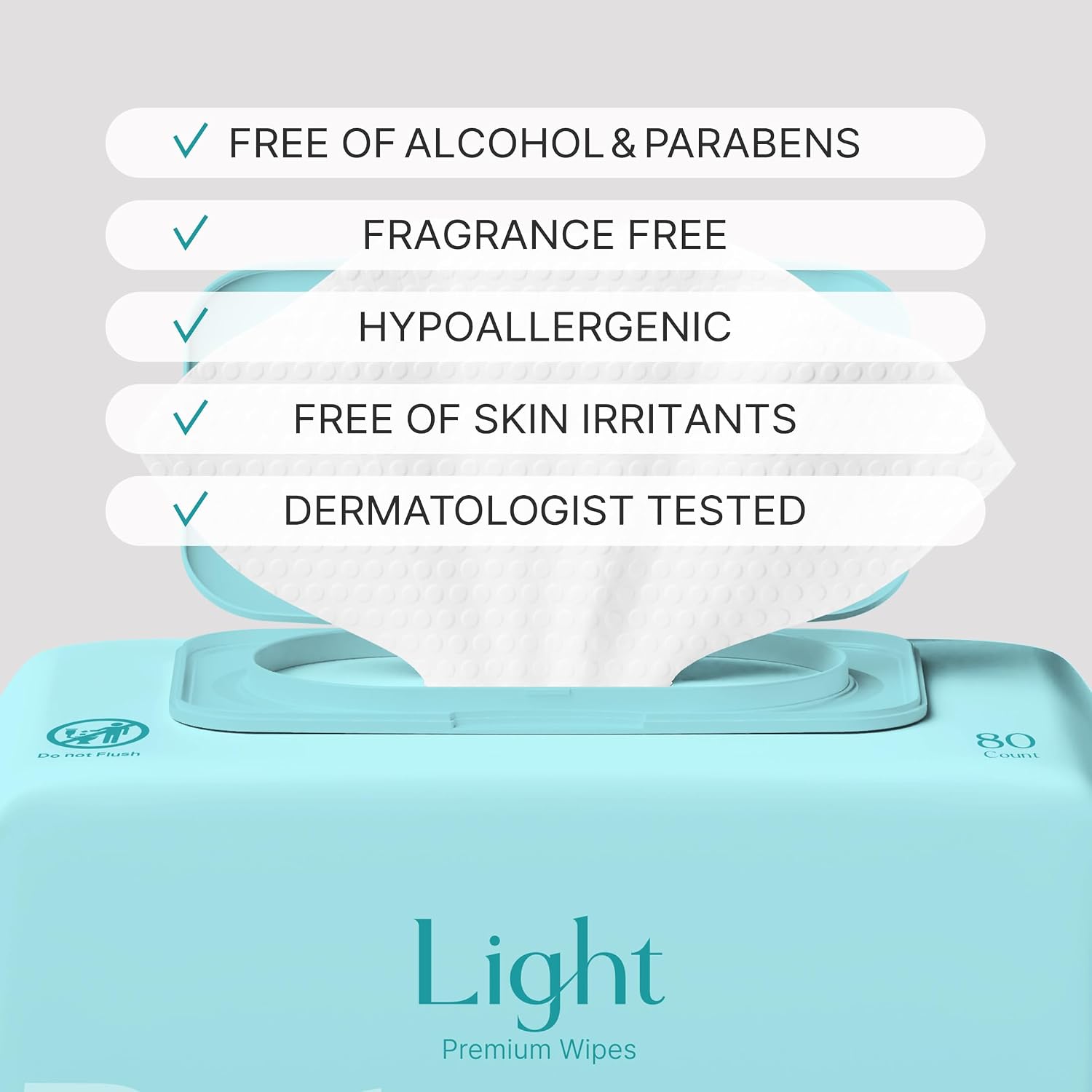 BEBESUP- Korea's #1 Light Baby Wipes - Safe even for Atopic Skin Hypoallergenic Water-Based Unscented Alcohol & Paraben-Free Organic Flip-Top Plant Based Organic Baby Wipes (640 Count 8 Packs) image 4