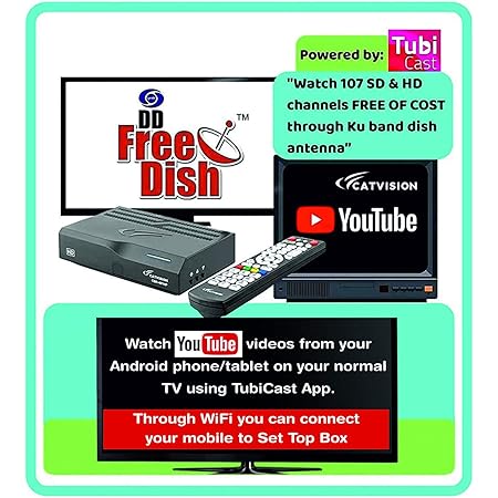 Airtel Digitaltv Hd Dth Set Top Box Connection And 1 Amazon In Electronics