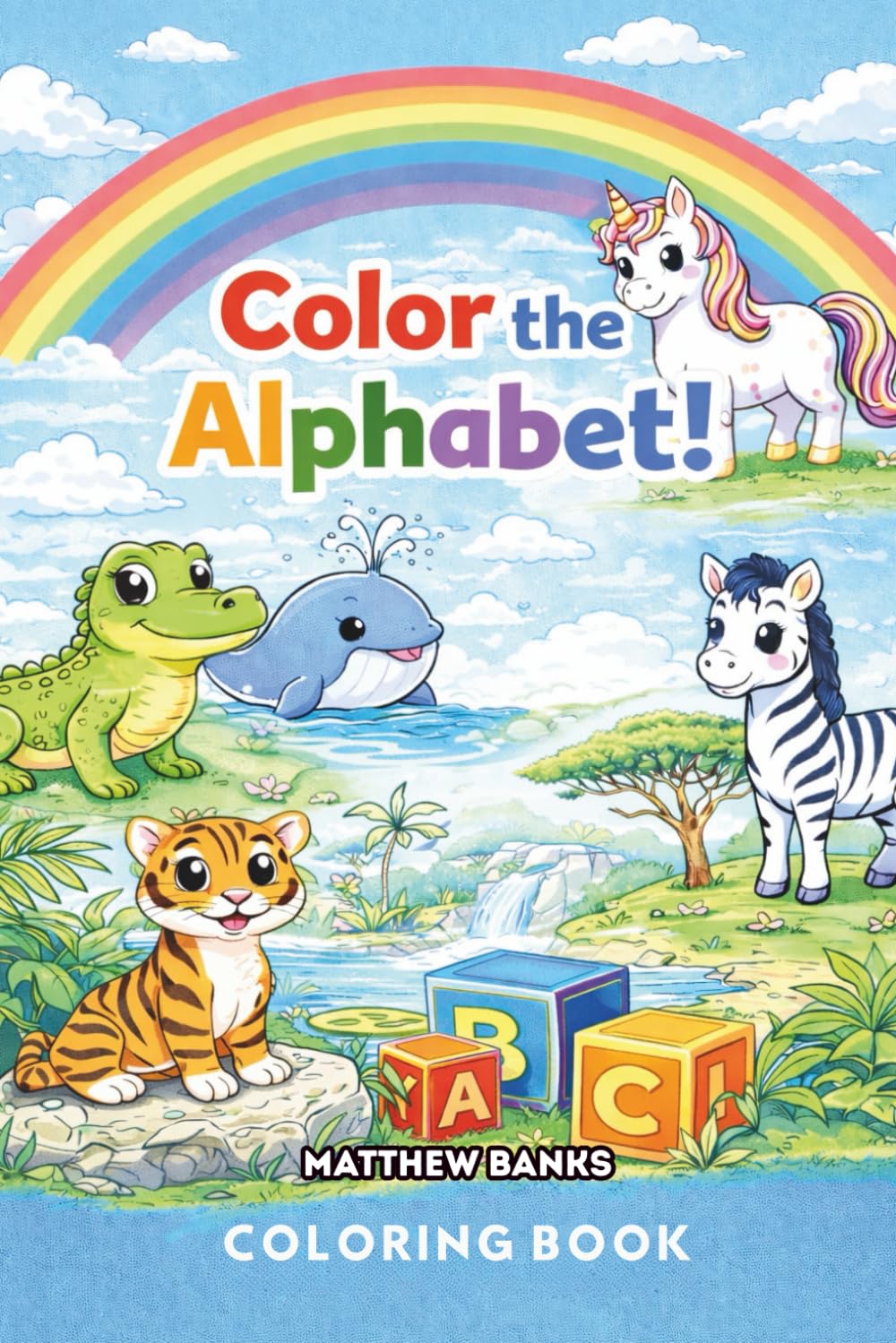 A-Z Alphabet coloring book: A Fun and Educational Alphabet Coloring Book for Kids