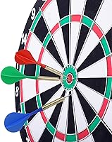 Vista 5 de Accmor 18 Pack Steel Tip Darts, 16 Grams Metal Tip Dart Set, Darts Metal Tip Set, Metal Darts for Dartboard