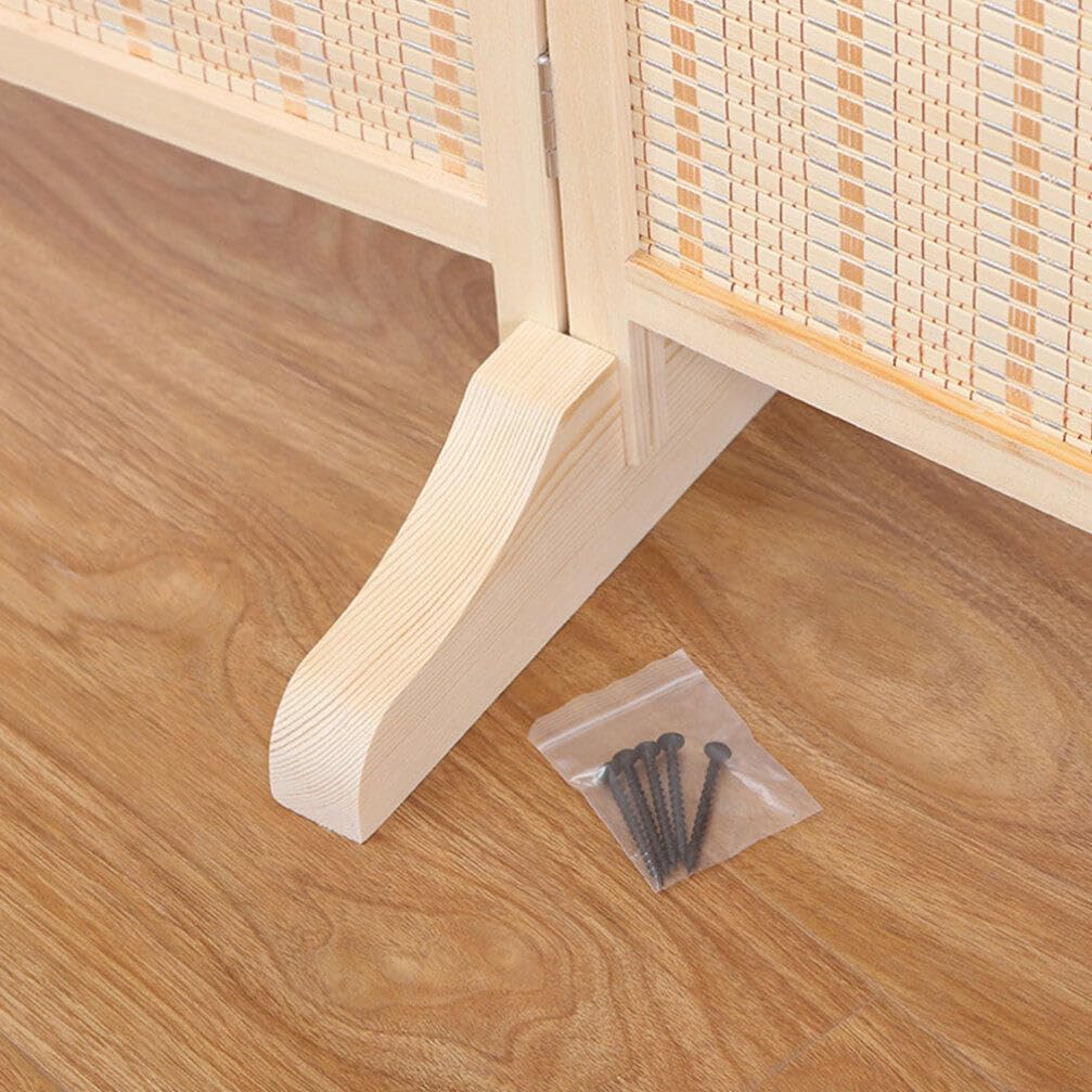 Yardwe 3 Piezas Soporte Divisor De Ambiente De Madera Pies Resistentes para Panel De Pantalla MóVil Base Divisoria De Ambientes para Sala Dormitorio Oficina
