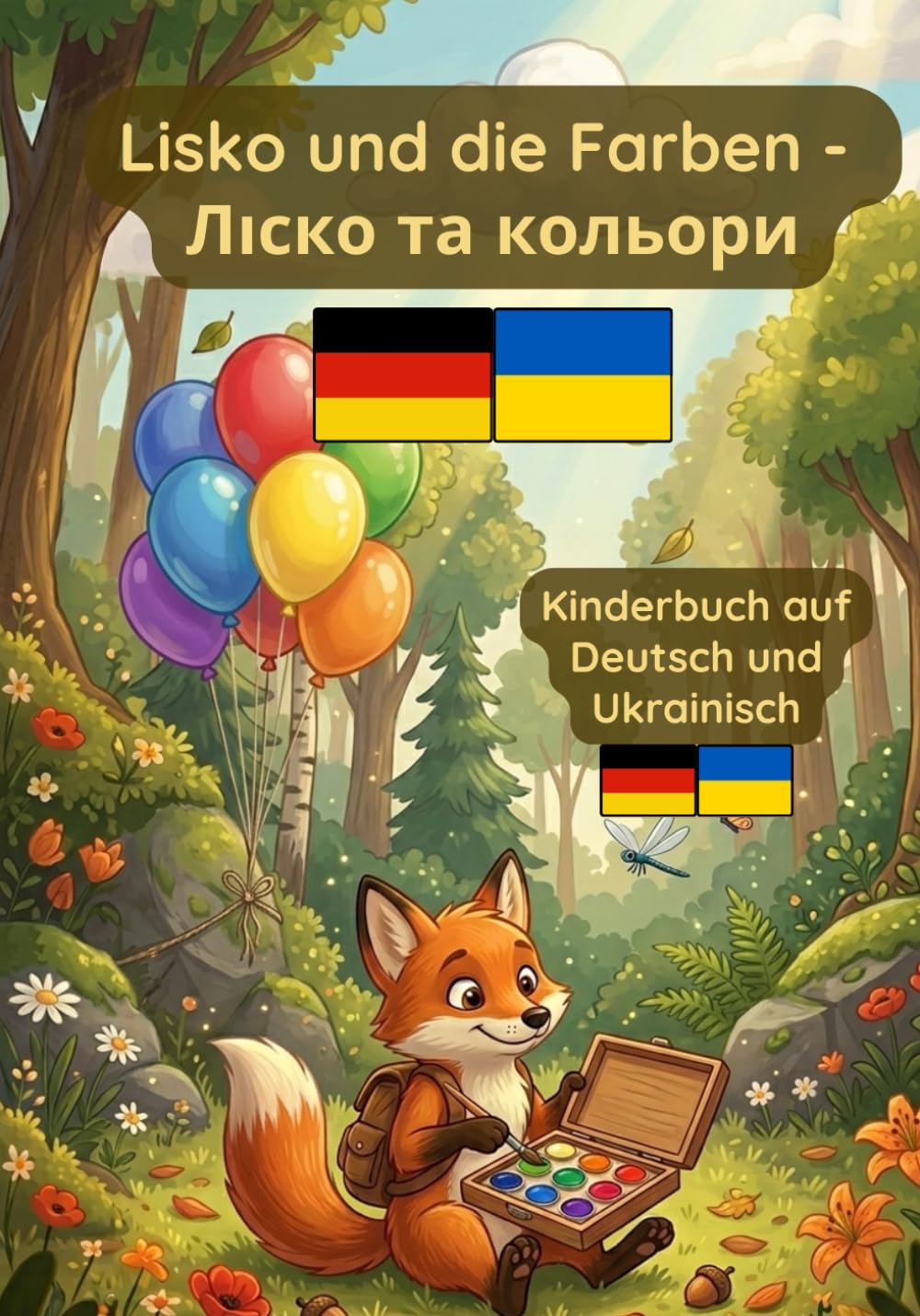 Lisko und die Farben: Deutsch Ukrainisches Kinderbuch zum Lernen der Farben