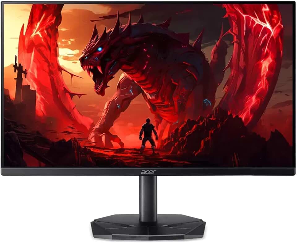 Monitor Gamer Acer KG0 Nitro series – KG270 W3biip com Tela LED de 27" Polegadas IPS Anti Reflexo resolução 1920x1080 Full HD 16:9 Inclinação de até 25º 1ms e taxa de atualização de até 240Hz