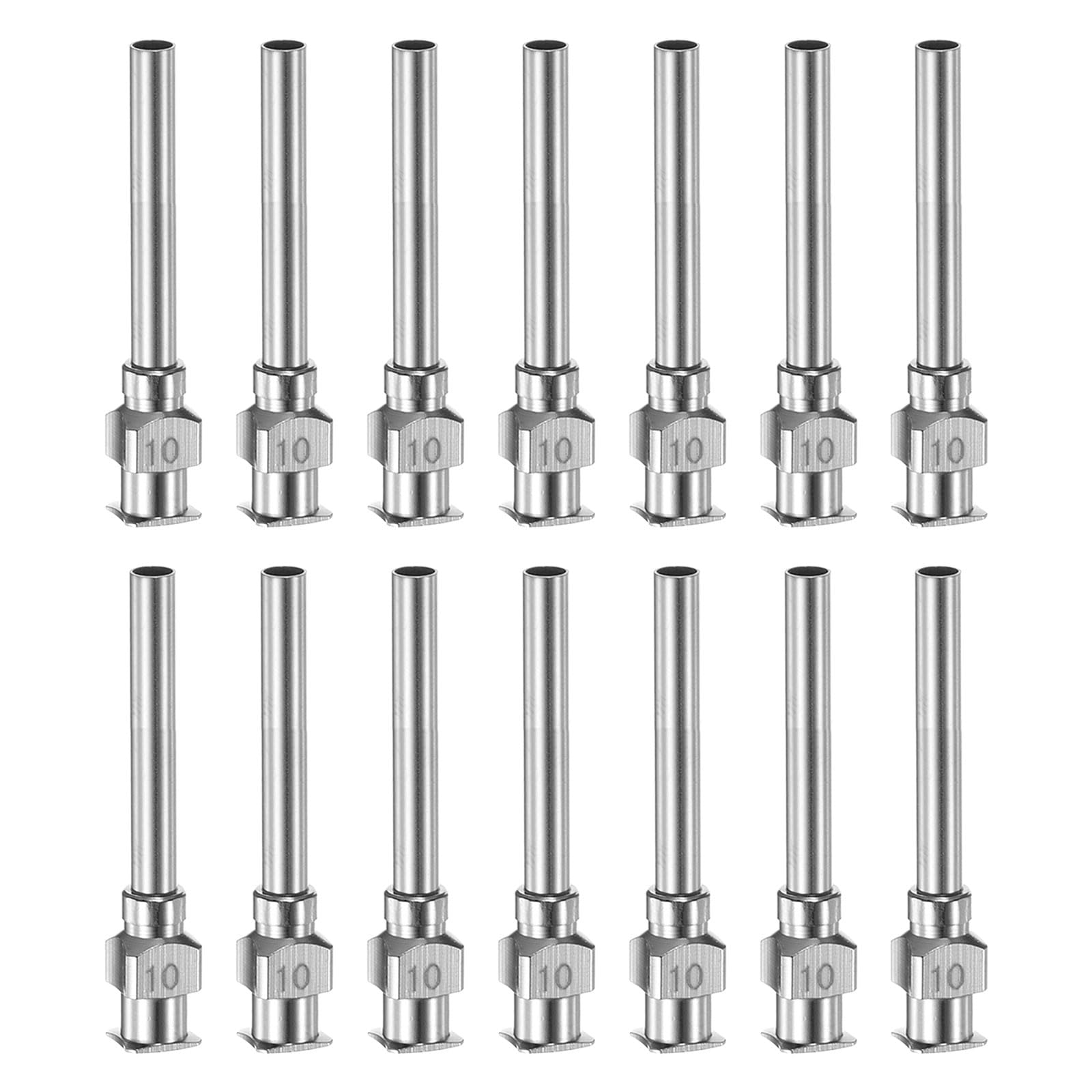 HARFINGTON 20pcs 18Gauge Stainless Steel Dispensing Needles, 1" All Metal Glue Needle Tube Blunt Tips Luer Lock for Thick Liquids, Ink, Glue, Lab Use — Amazon image 21
