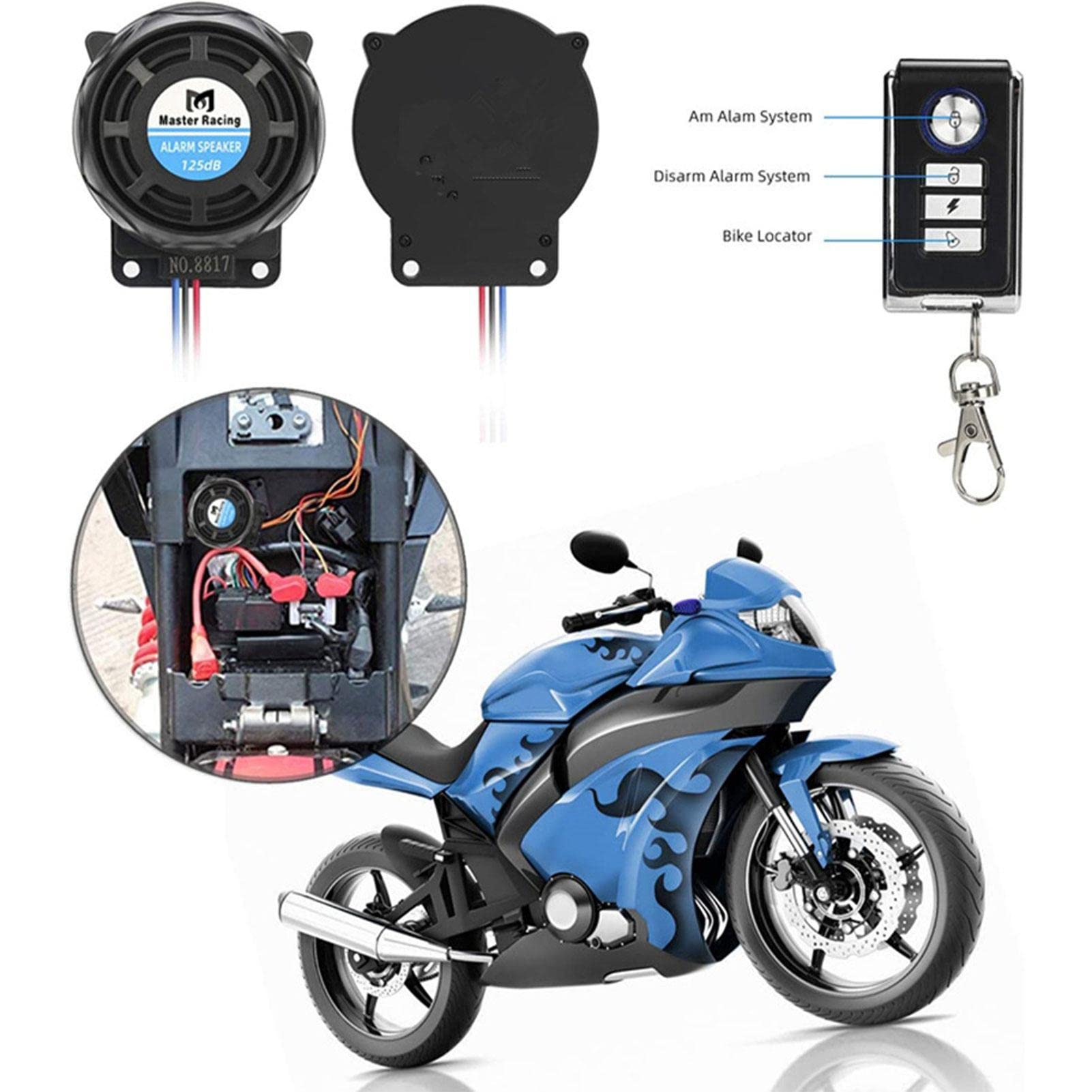 Amazon.co.jp: 盗難用アラーム 盗難防止アラーム いたずら防止 12V