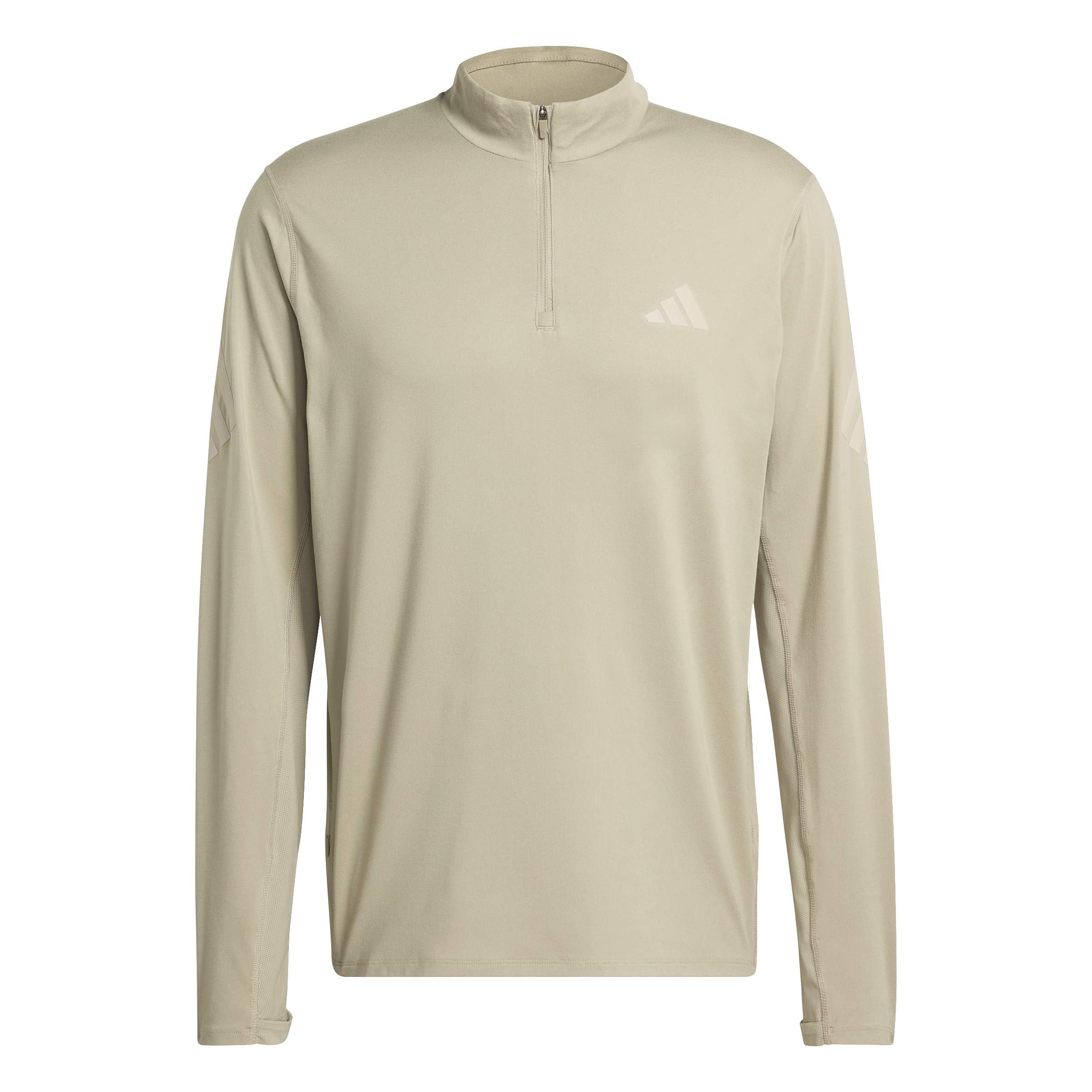 adidas Men's ADI365 Running Iconic Half Zip, Wonder Cargo, XL