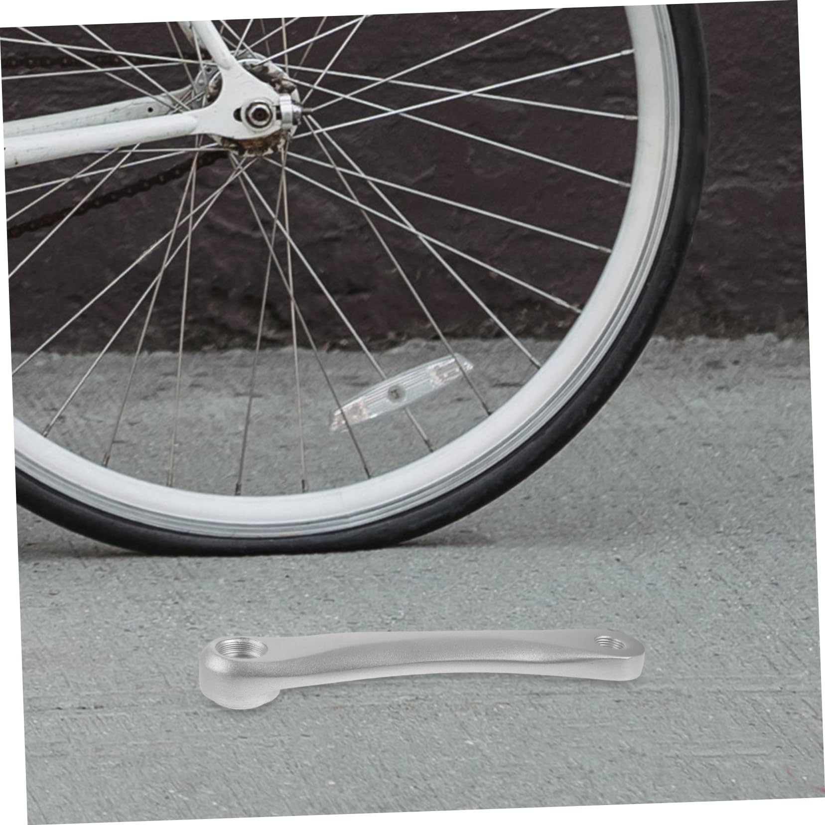 HEMOTON Aluminium Kurbelarm Links für Fahrräder und Robust für Rennrad Mountainbike Klapprad Perfektes Zubehör für Zuverlässige Reparatur
