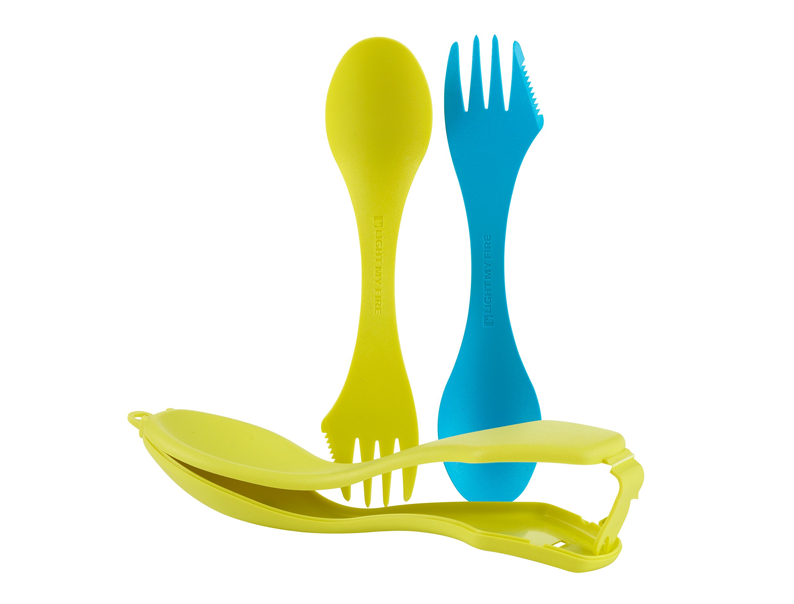 Light My Fire Original BPA-Free Tritan Sporks'n Case, 2-Pack with Case