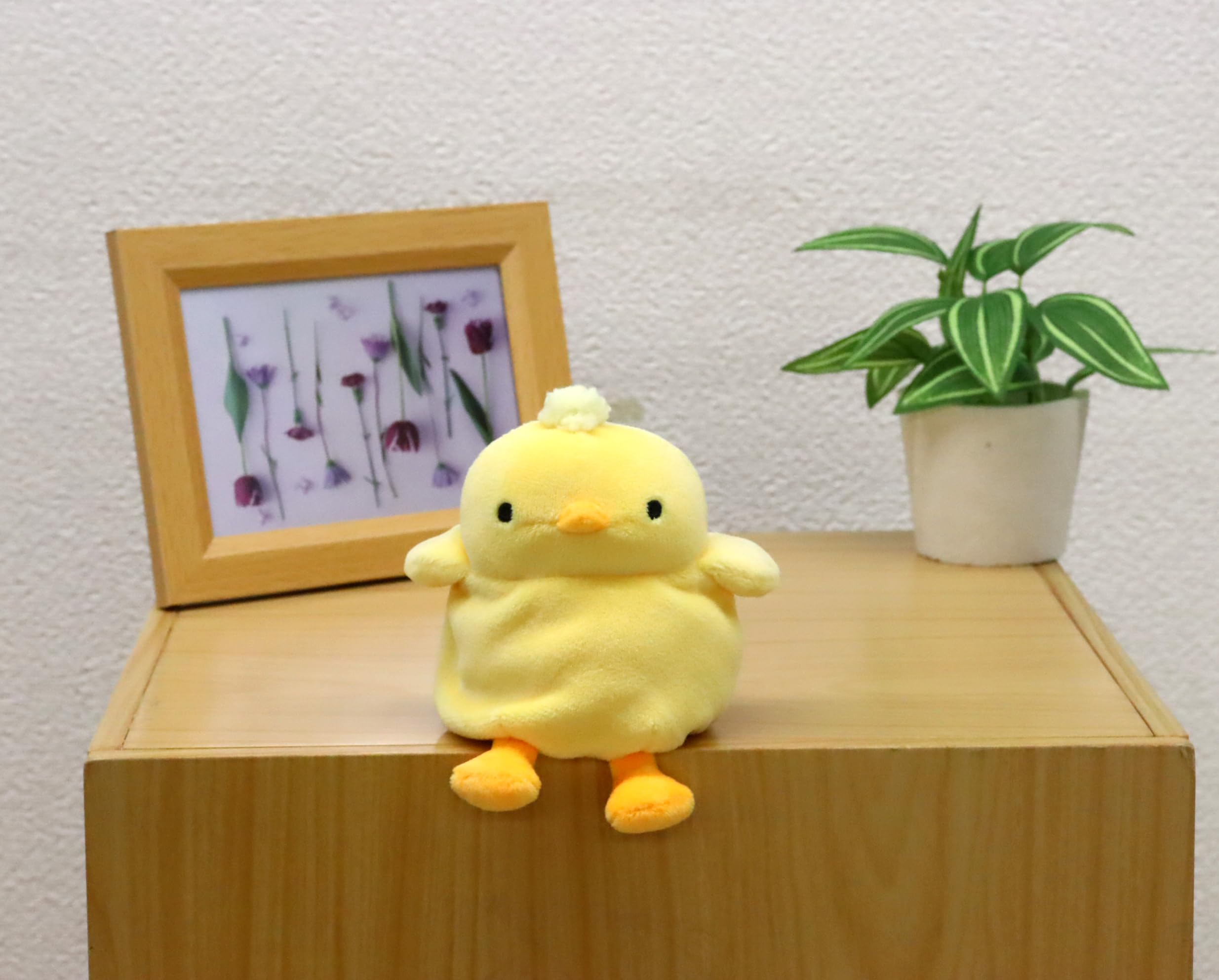 Sinada Mochi Chick Plush Stuffed Animal Soft Squishy 3.5in Japan