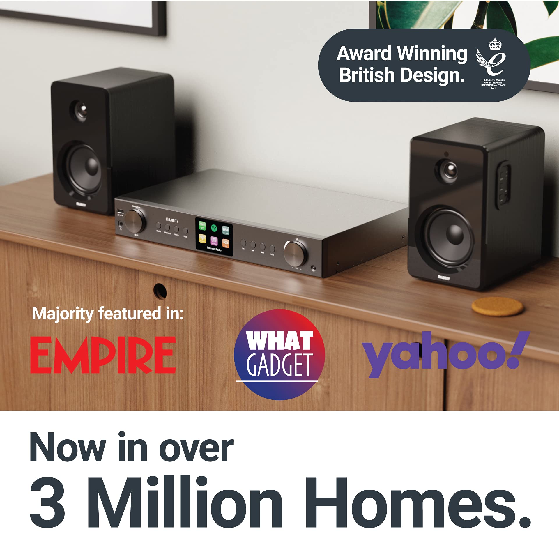 Majority Fitzwilliam 2 HiFi Tuner Digital DAB/DAB+/FM &