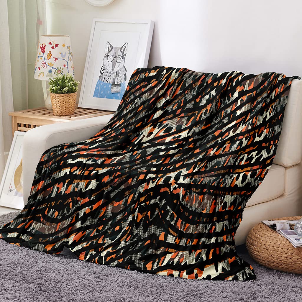 Morbuy Natale alla Moda 3D Coperta in Microfibra Morbida Throw Coperta Flanella Viaggio Picnic Leggero Camera Biancheria da Letto Divano Ideale per Regalo Natale (130x150cm,Modello F