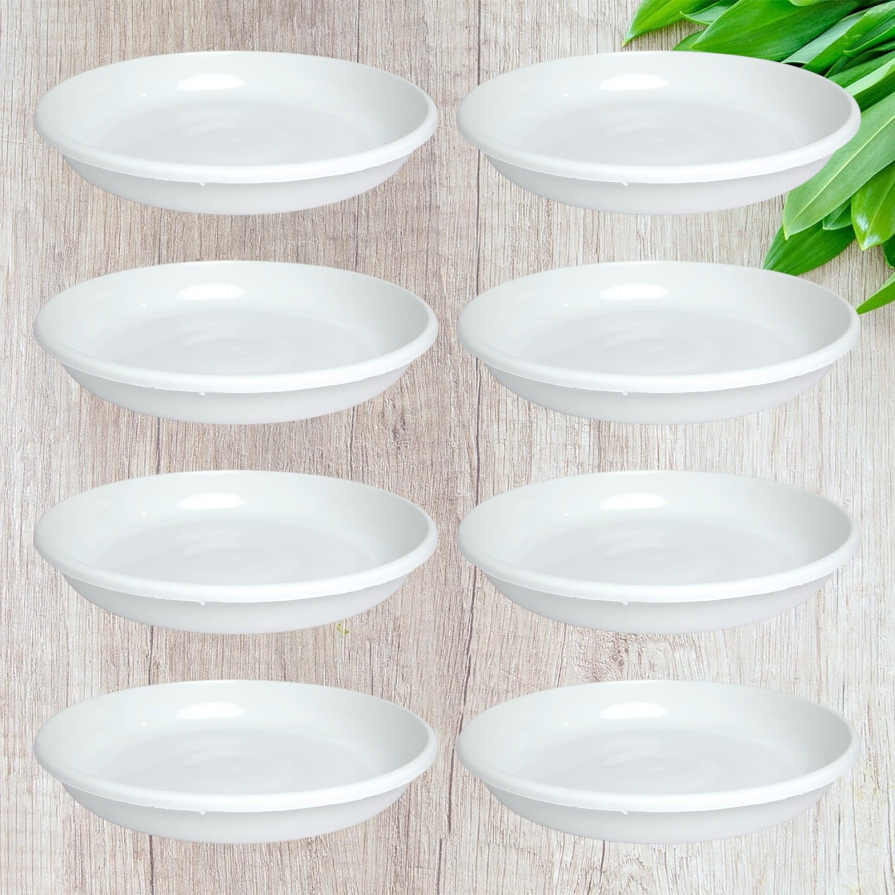 Terracotta Plant Saucers - 9 Pack for Pots -4 Terracotta Plant Saucers - 9 Pack for Pots -4