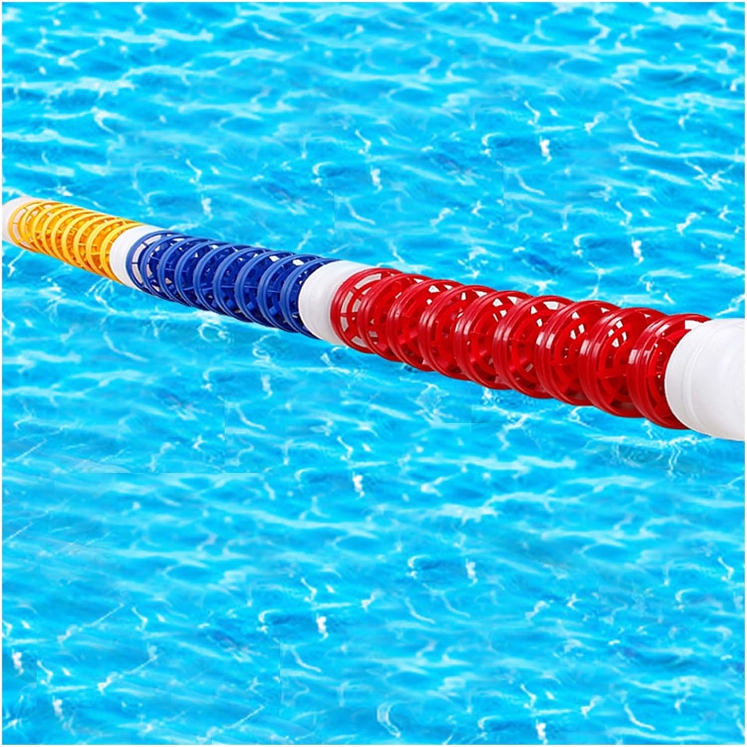 3.3ft-60ft Floating Pool Safety Lane Dividers & Buoys - Durable Nylon Pool Markers for Pool Lane Division & Safety - Ideal Pool Accessories for Competitive Swi