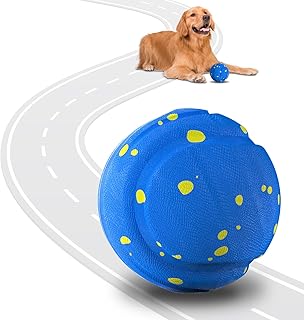 Intelligentes Interaktives Hundespielzeug – 3 Spielmodi, Wasserdicht & Wiederaufladbar – Robuster Hundeball aus Naturkautschuk für Mittelgroße und Große Hunde