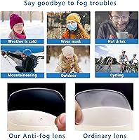 Vista 3 de Lentes de seguridad para mujeres, para enfermeras, lentes protectores, lentes de seguridad antivaho