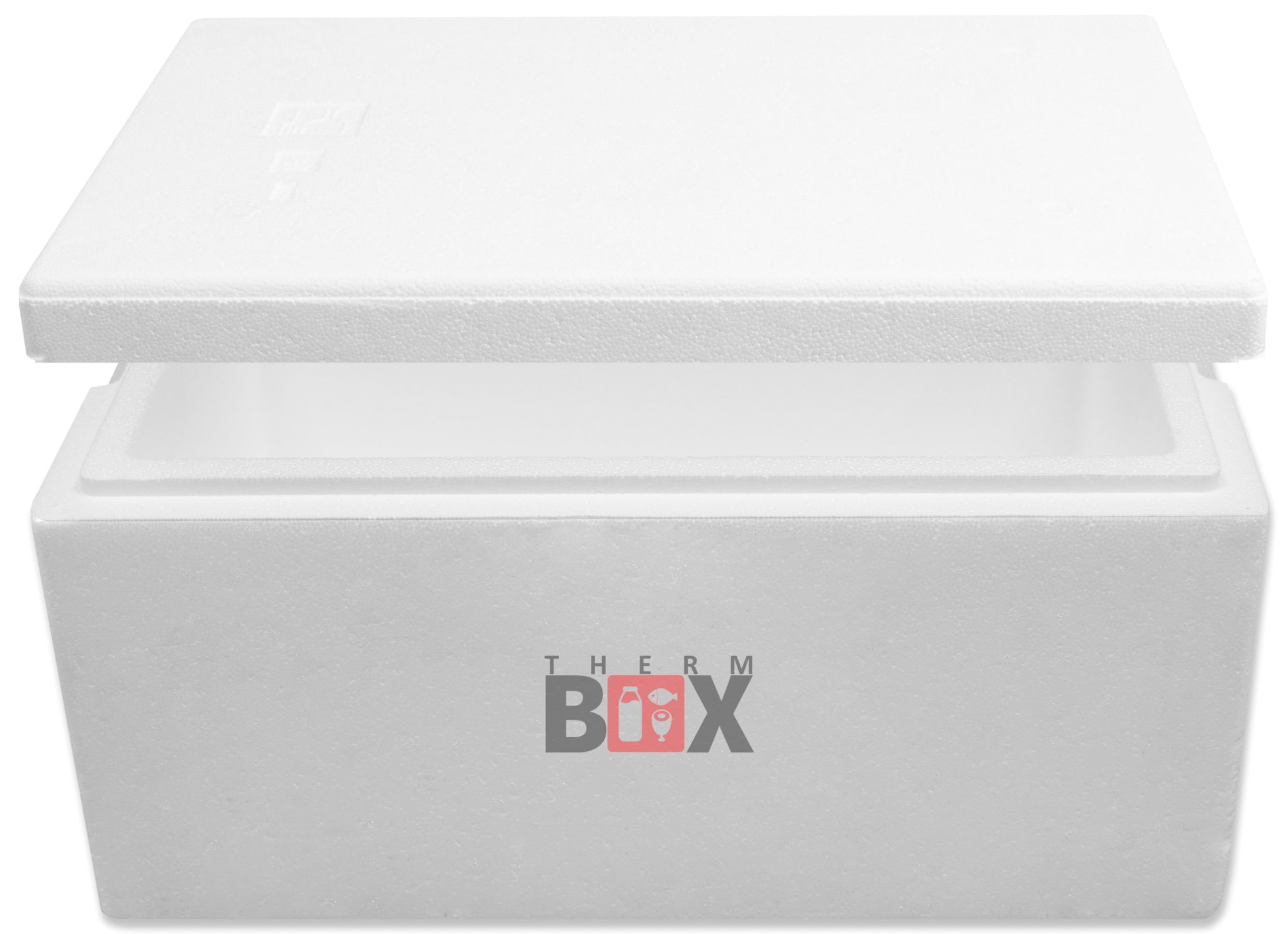 THERM-BOX Modularbox 31M, Interno: 49x30x20cm, Parete: 4,0 cm, Volume: 31,1L, Isolamento Box Thermobox Cooler Box Keep Warm Reusable