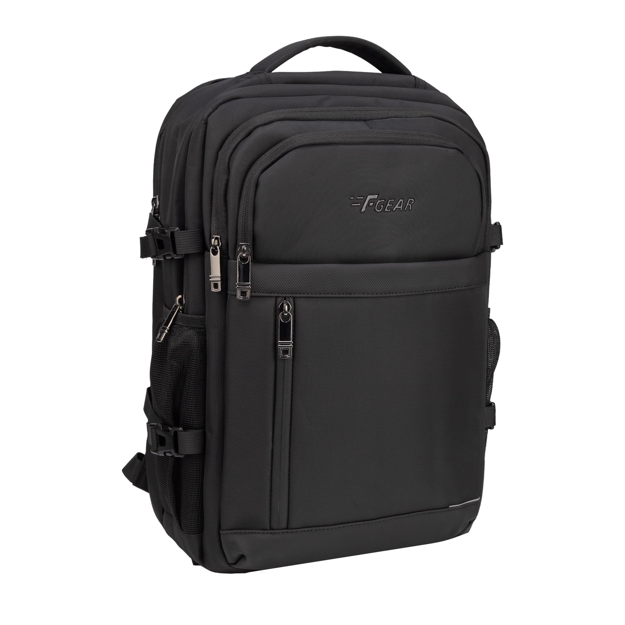 Sydney Black 27L Premium Soft Touch Laptop Backpack | Fits 17” Laptop | Lightweight with Tablet Sleeve, USB & Type-C Charging Ports, 4 Compartments, 1 Pocket & Luggage Strap | Water-Resistant-image-33