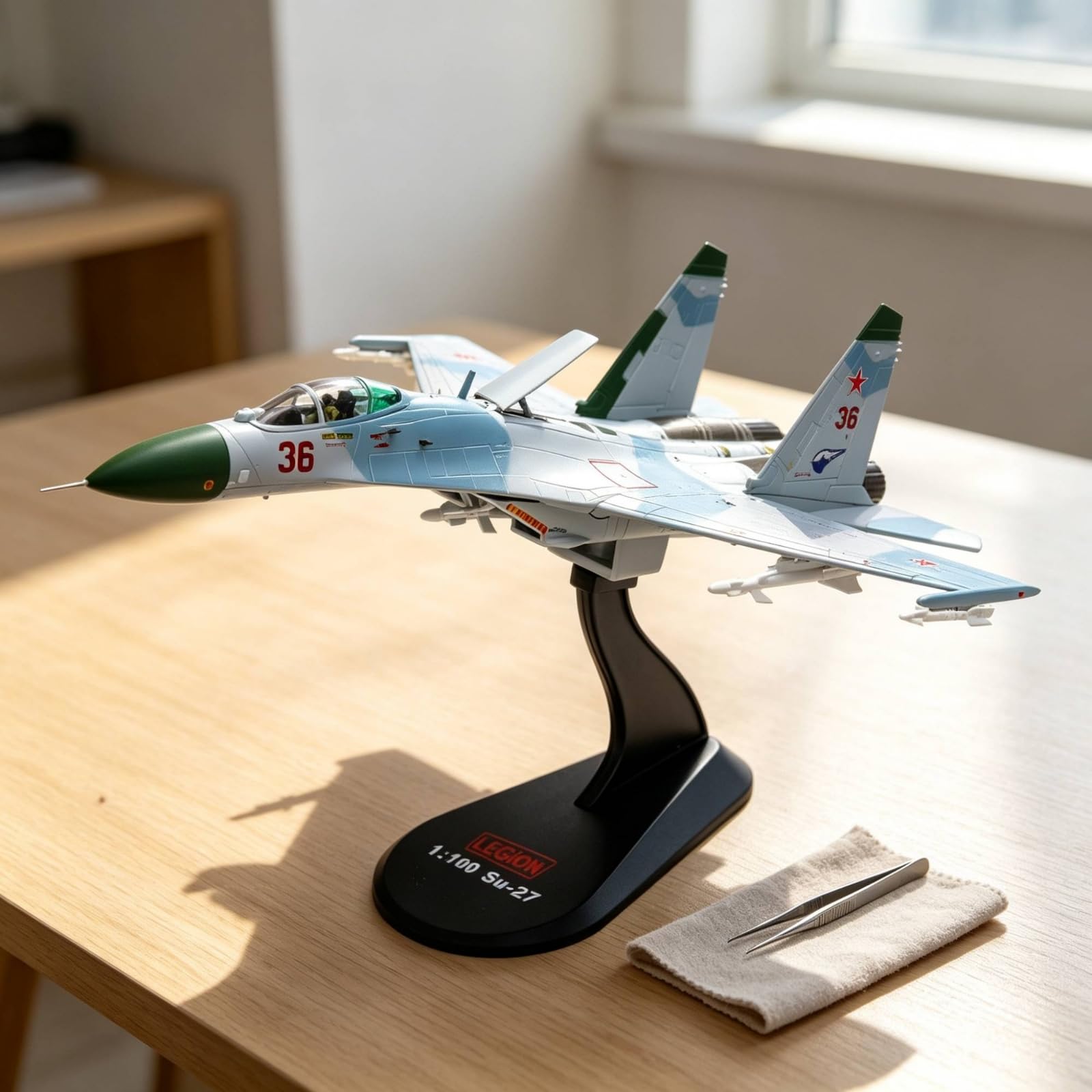Réplica de Aeronave de Aleación Maqueta de Avión Modelo a Escala 1 100 Estructura Metálica Resistente con Acabado Realista y Señales Históricas
