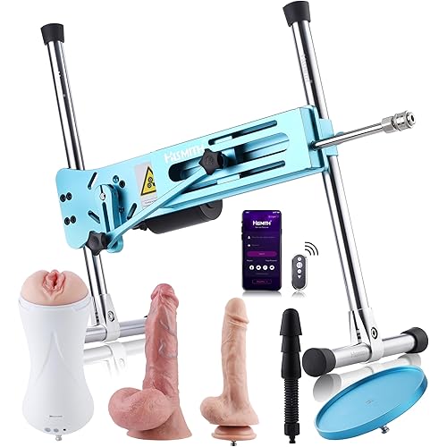 Hismith 100W Premium Sex Machine 3.0 Pro, APP Controlled Sex Machine with KlicLok System, Blue Love Machine …