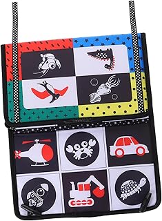 ibasenice Espelho Distorcido Livro De Pano Macio Livros De Bebê Espelho De Chão Tempo De Barriga Tapete De Tempo De Barriga Com Espelho Montessori Espelho De Tempo De Barriga Brinquedo