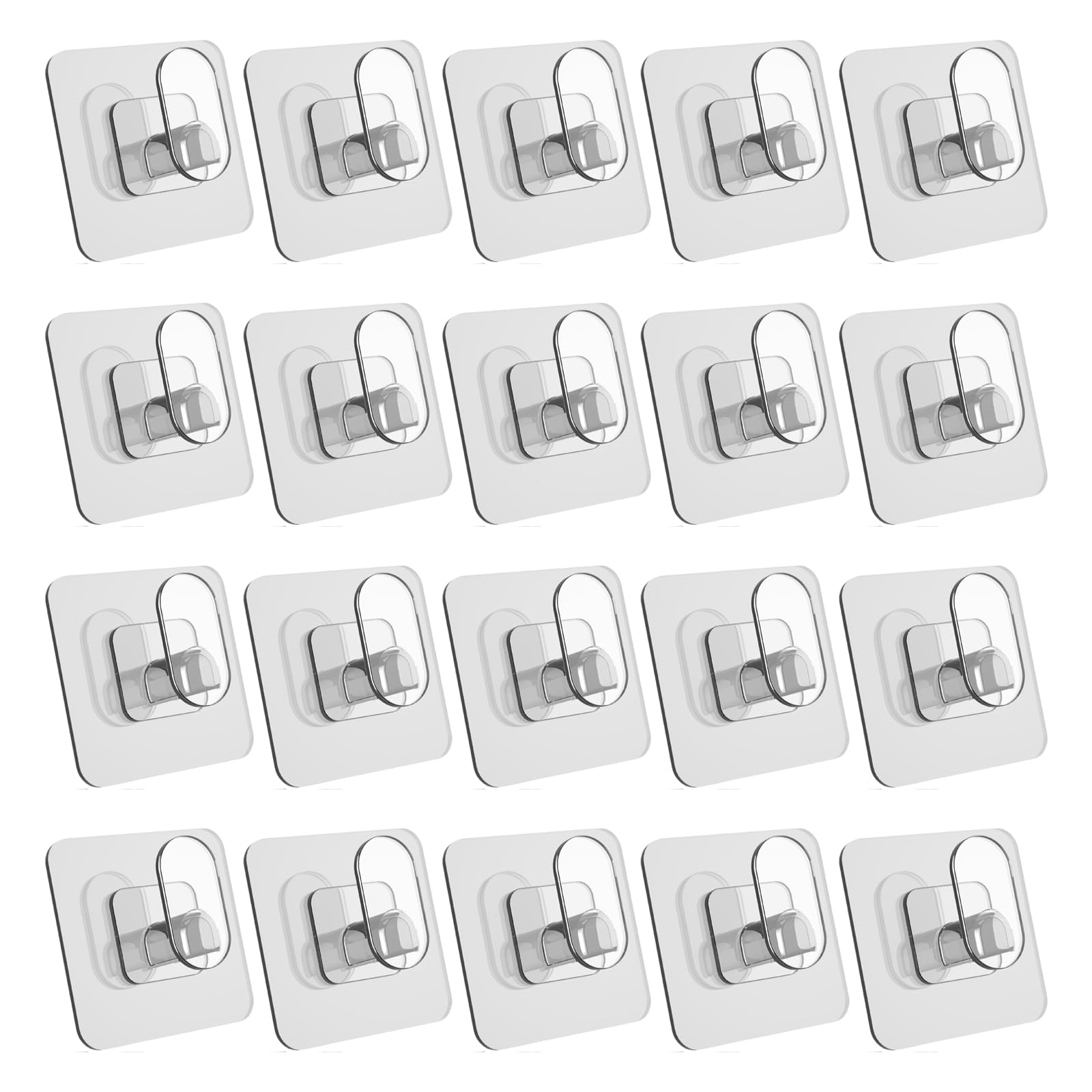 Tsophreniq Strong Transparent Adhesive Hooks for Bathroom Towel Hanging Home Kitchen Removable Hook