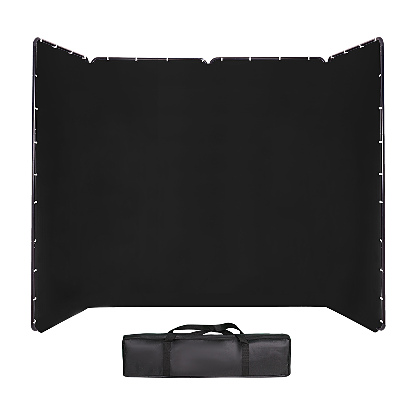 Grande supporto per sfondo fotografico, 4 m x 2,4 m, pieghevole, in poliestere, con cornice, kit Grande supporto per sfondo fotografico, 4 m x 2,4 m, pieghevole, in poliestere, con cornice, kit