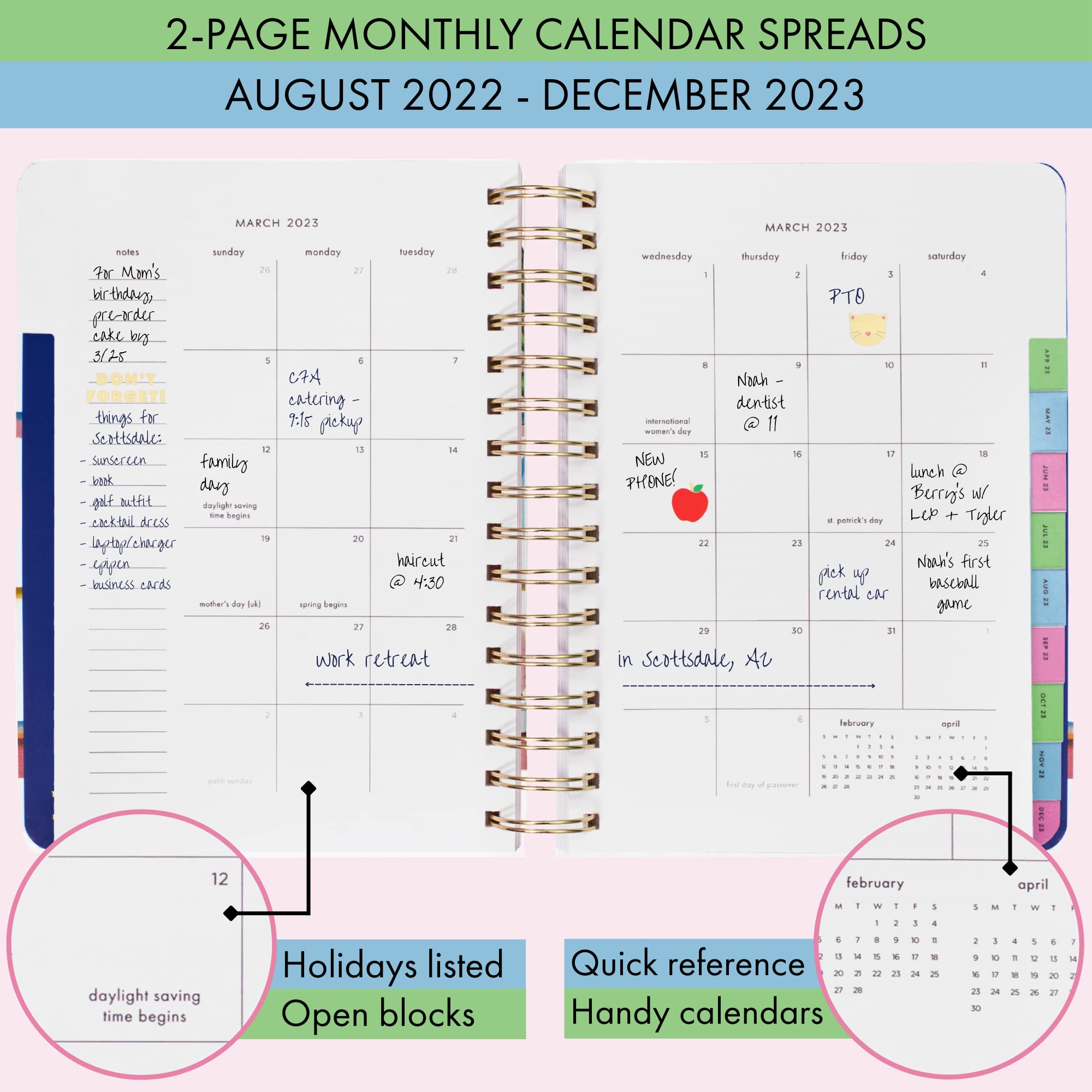 Buy Kate Spade New York 20222023 Planner Weekly and Monthly, Large