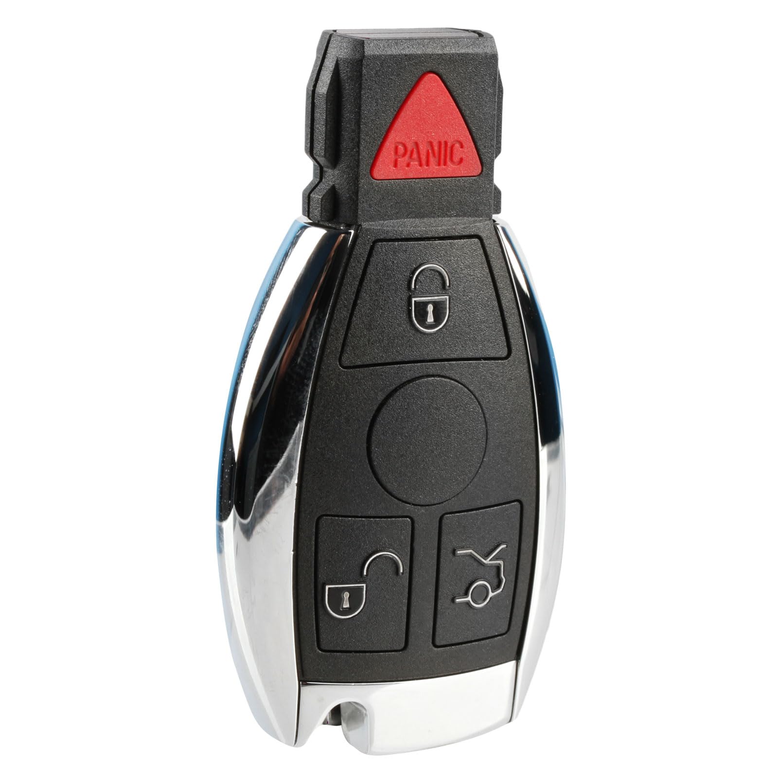 USARemote Telecomando di ricambio per telecomando per Mercedes Benz S GL ML R Smart Prox Fobik IYZ-3312 2009 2010 2011 2013 2014 a 4 pulsanti – Programmazione professionale richiesta