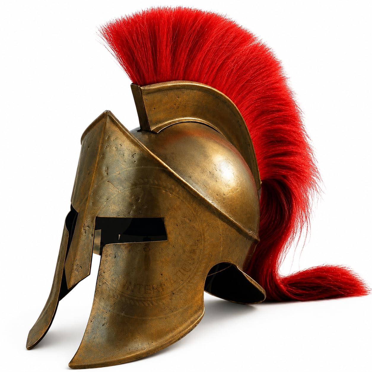 Medieval Armour King Leonidas Greek Spartan Roman Helmet | Spartan Legions Helmet | Men's Spartan Warrior Headwear Costume Accessories | 300 Movie Authentic Replica Helmet-image-4