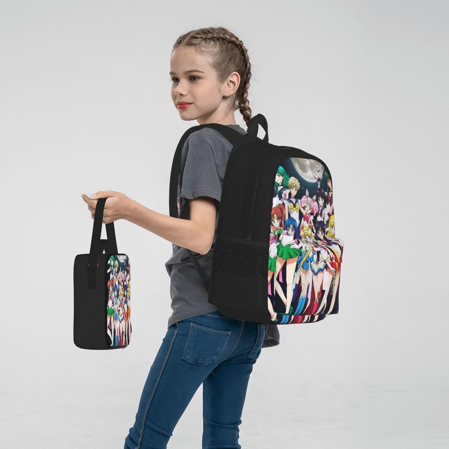 [CHAOJIMAIJIA] 美少女战士 保冷ランチバッグ 大容量 保冷保熱 折り畳み可能 防水 おしゃれ 男女兼用 会社 アウトド