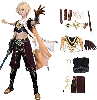 CosFantasy Genshin Impact Cosplay Aether Costume Outfit Halloween Party Suit Upgraded Ver