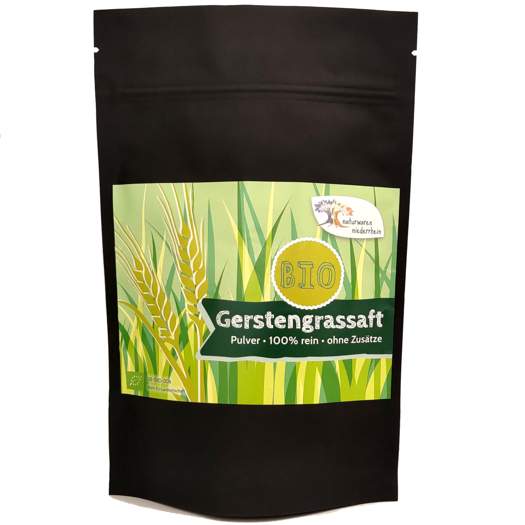 Bio Gerstengrassaftpulver - reines Saftpulver - ohne Zusätze- das Original von der Aspermühle (500g)