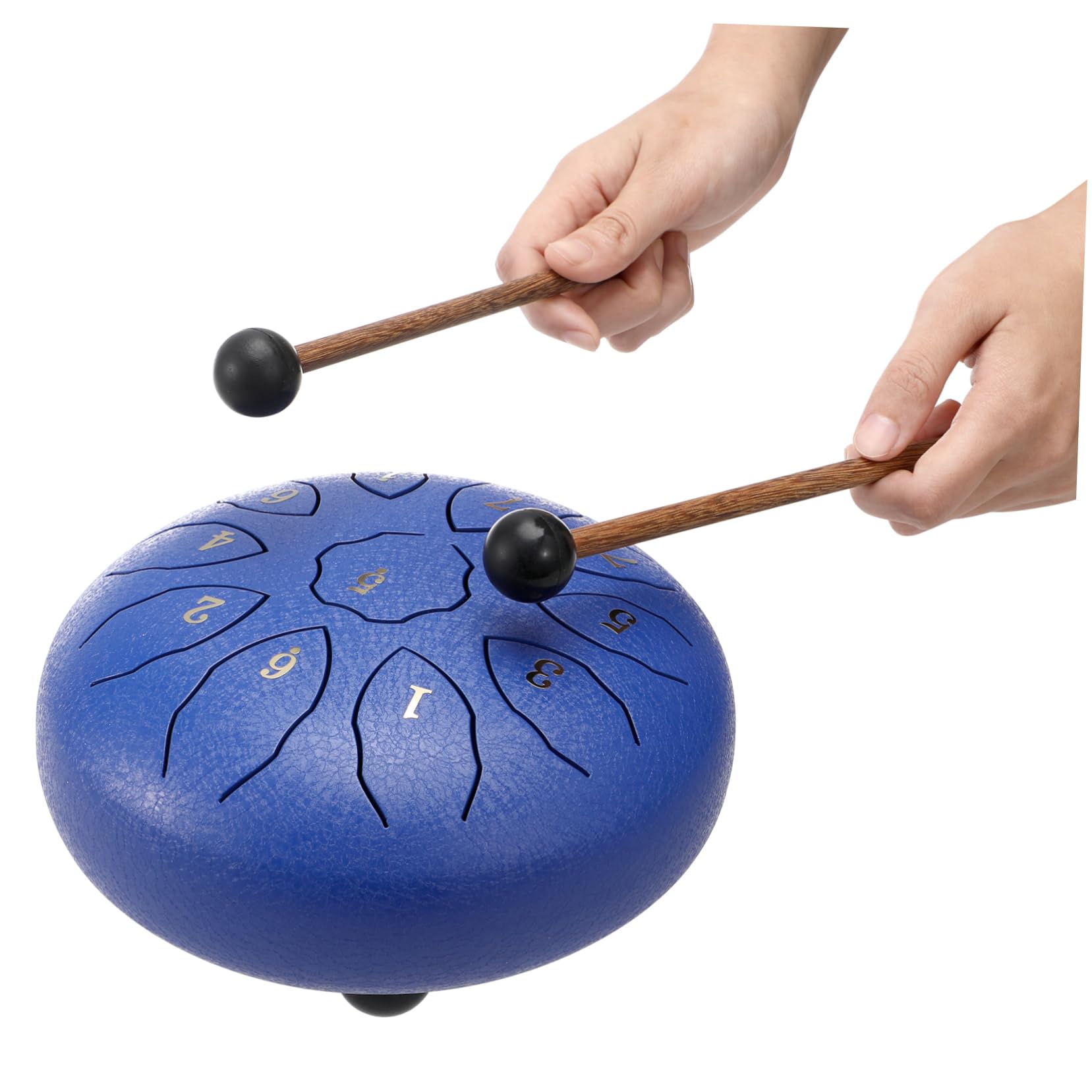 VICASKY Batería Etérea De De Lengüetas De Percusión con Baquetas Libro De Música y Bolsa De Almacenamiento Adultos Instrumento De Percusión para Aprender Tocar El