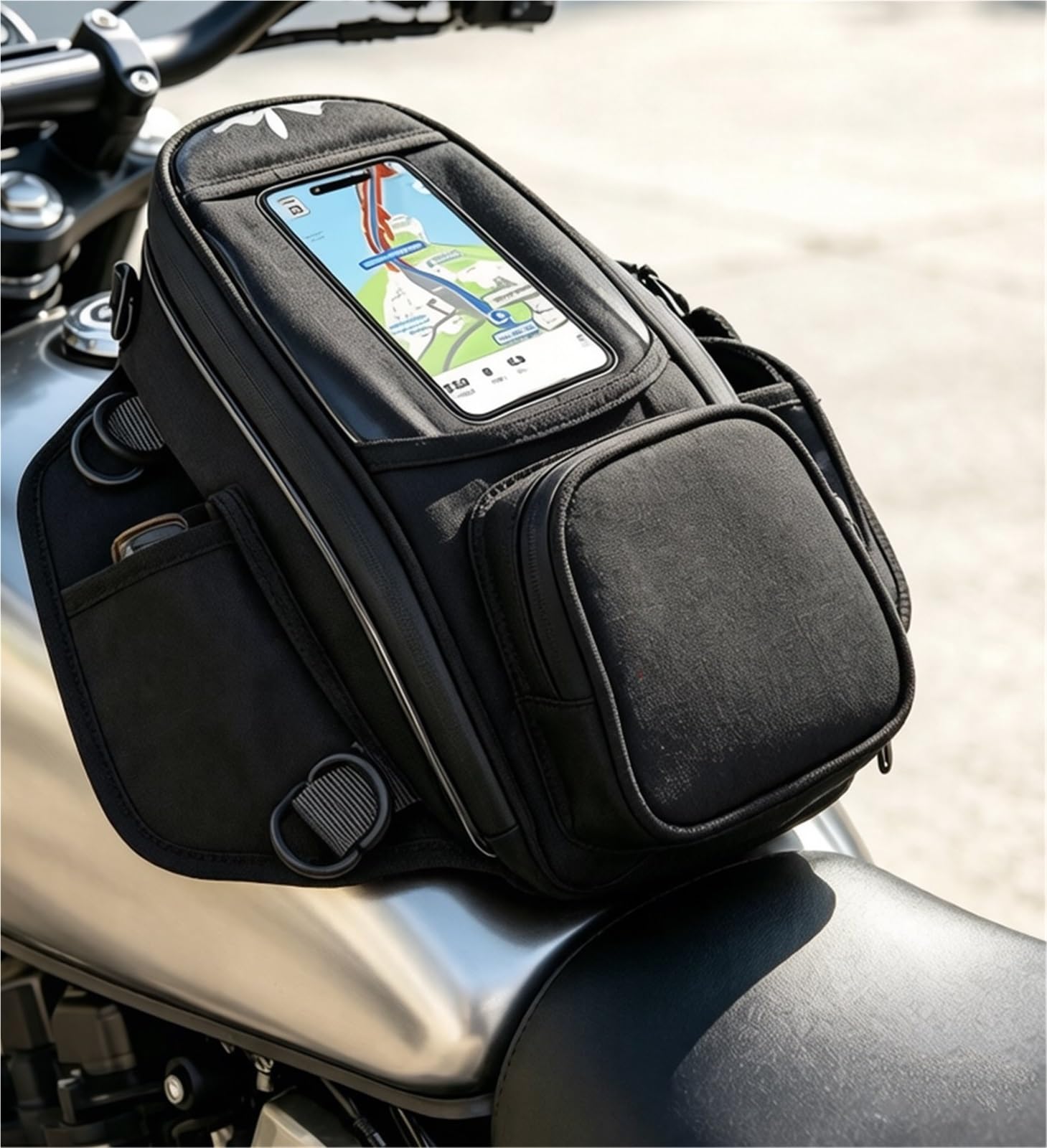 Sacoche Réservoir D'essence Étanche Grande Capacité Moto pour Trident 660