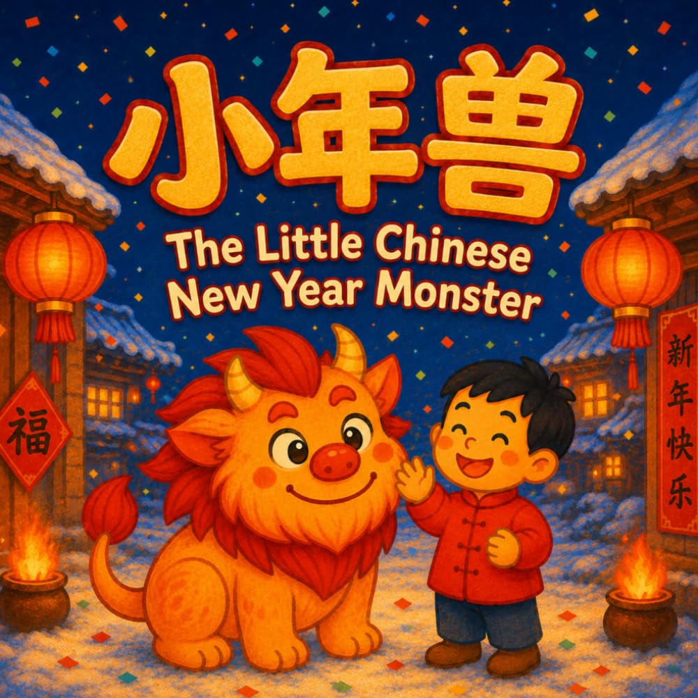 Little Nian: A Bilingual Story of the Little Chinese New Year Monster in English, Chinese, & Pinyin! (English-Chinese Bilingual Kids' Books)