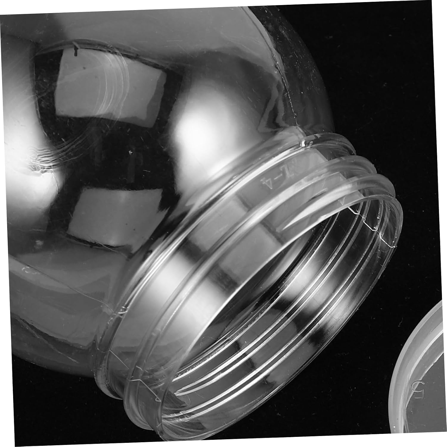 INOOMP 15pcs Plastic Snow Globes with Lids for DIY Crafts Fillable Water Globes for Christmas and Valentine’s Day Home Decoration