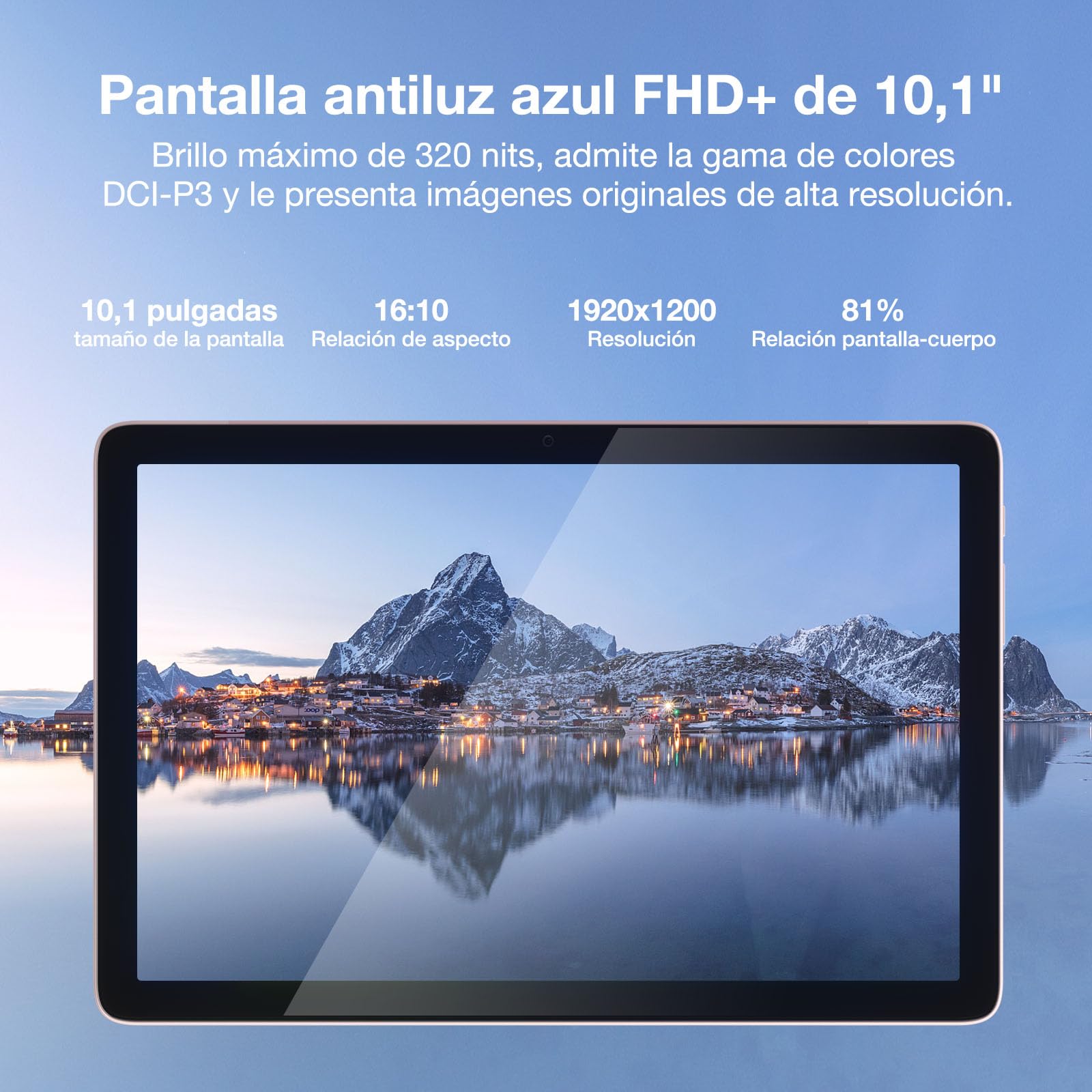 DOOGEE T10 Pro Tablet FHD+ de 10,1 polegadas com 15 GB RAM + 256 GB