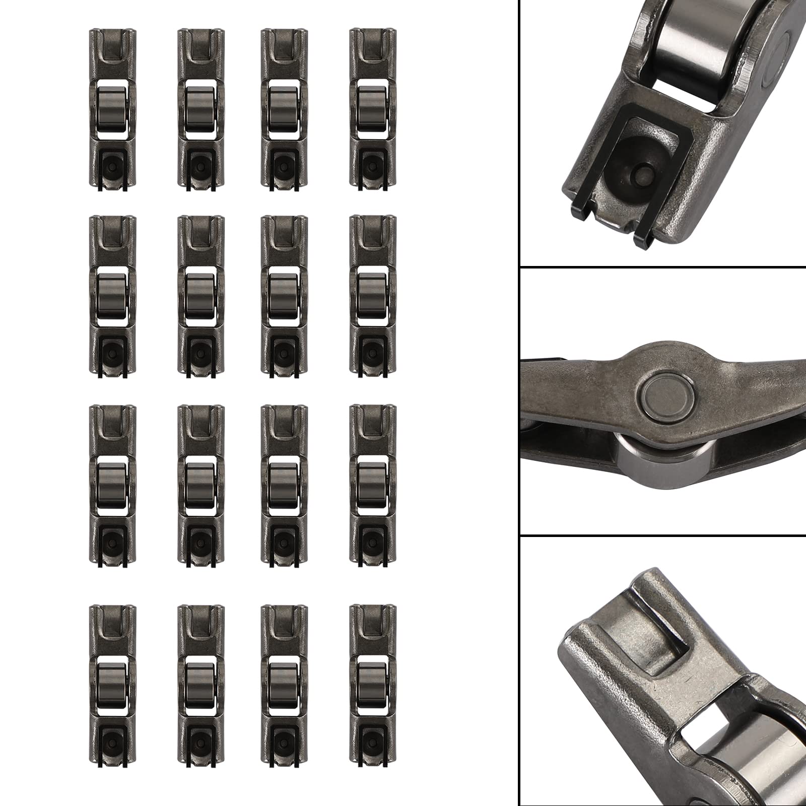 Topteng 16 X Rocker Arm 090369 1255011 apto para Peugeot apto para Citroen C4 C5 C8 apto para Fiat Scudo apto para Ford Focus Mondeo IV 2.0 HDI 2. 0 TDCI