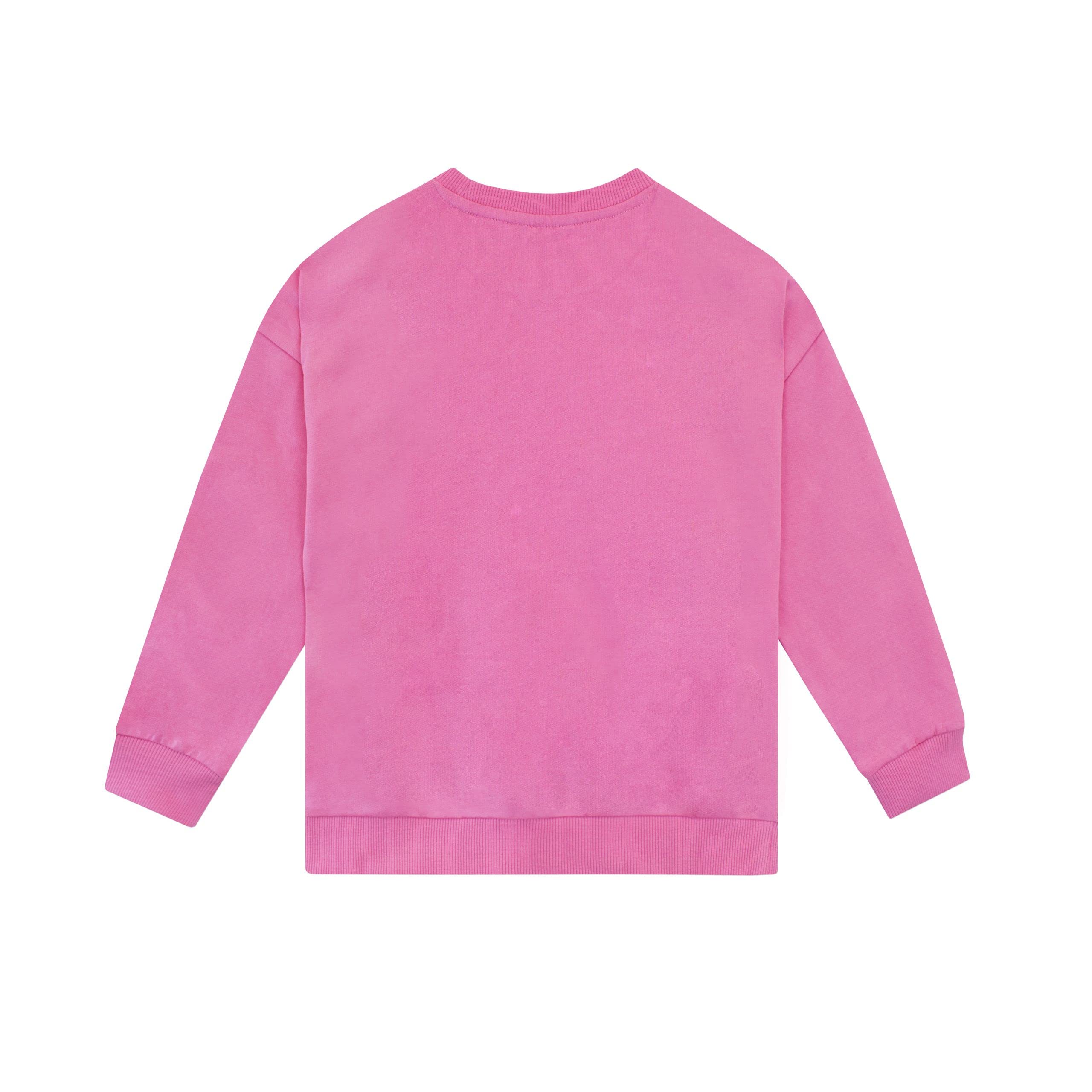 Barbie Sudadera de Lentejuelas para Niñas Jersey de Mangas largas Infantil