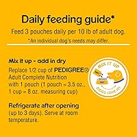 Vista 58 de PEDIGREE Choice Cuts in Gravy - Alimento húmedo en salsa para perros adultos, paquete de sabores surtidos, bolsas de 3.5oz, 24