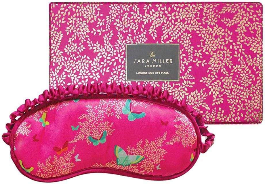 Sara Miller Silk Eyemask Butterflies Boxed