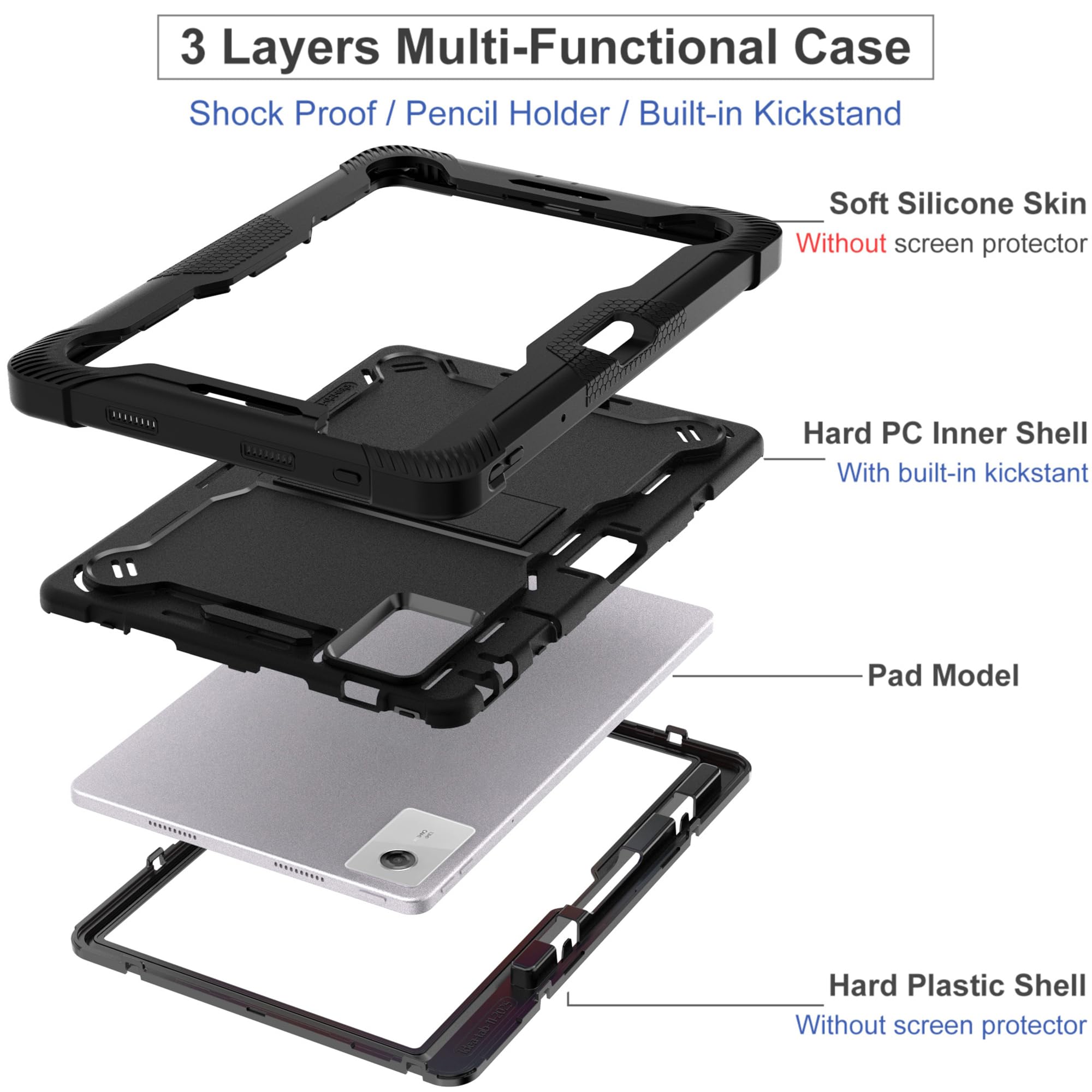 Amazon.com: Case Compatible with Lenovo idea Tab Plus 12.1 Tablet