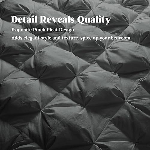 Miniatura 4 de puredown Edredón de plumón de ganso tamaño individual, 800 potencia de relleno, 100% algodón, 93% plumón de ganso, relleno de edredón para todas las