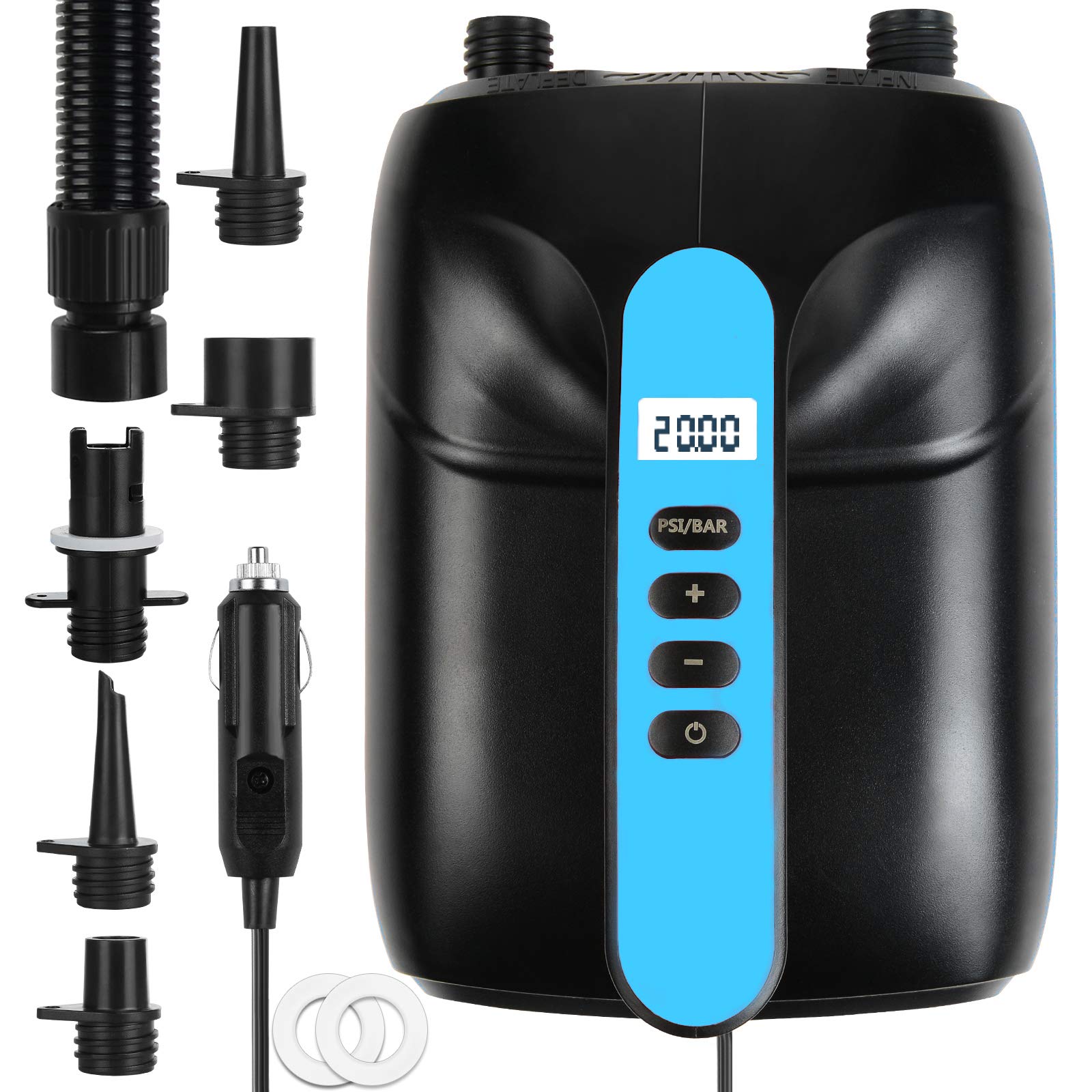 Buy furein 20PSI High Pressure SUP Air Pump, Dual Stage Inflation