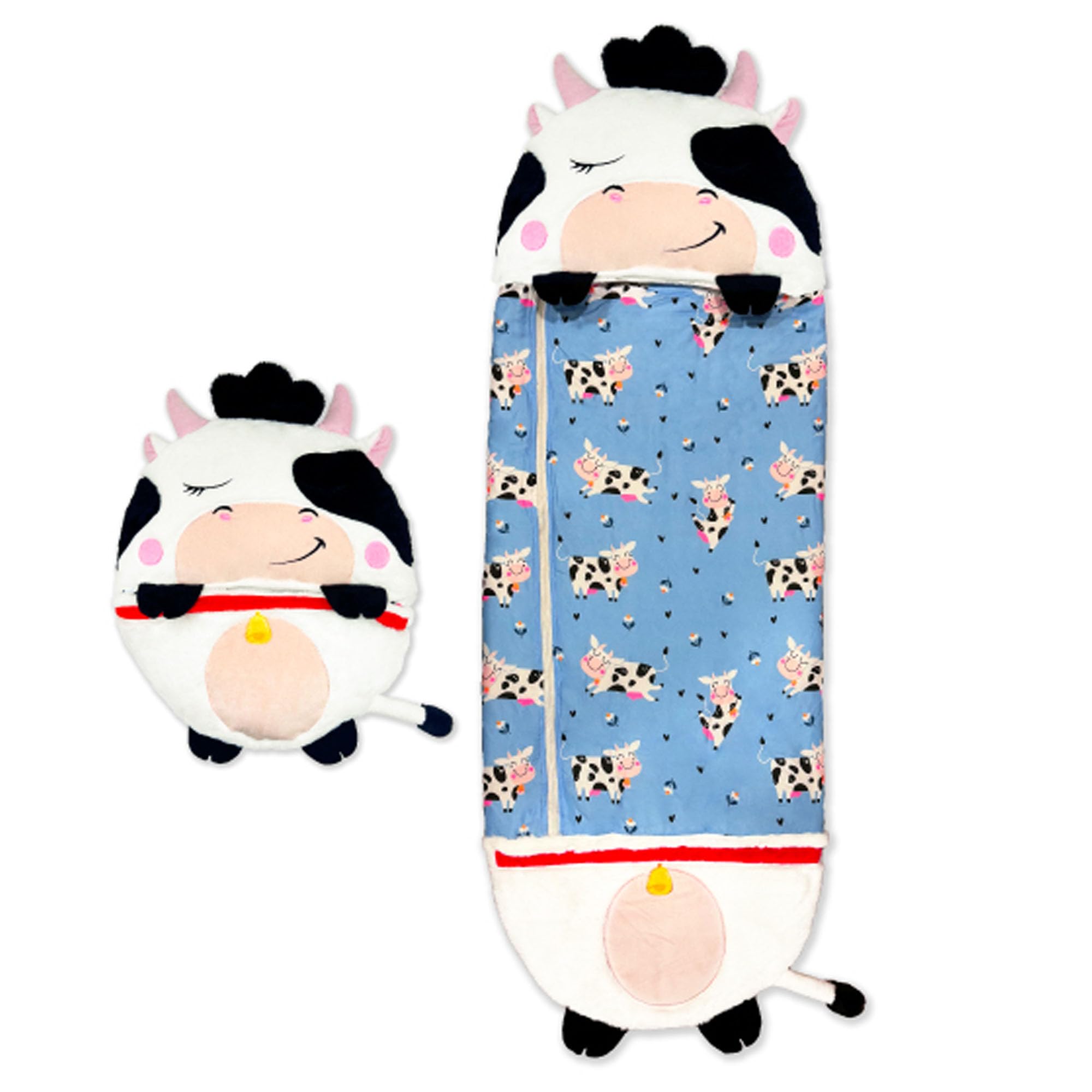 TIENDA EURASIA – Saco Dormir Infantil | Poliéster | Plegable | Integra la Almohada en el Saco de Dormir | Sacos de Dormir Bebe | Conserva el Calor | con Cremallera