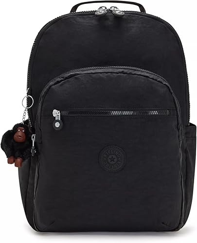 Kipling Seoul - Mochila para laptop de 15 pulgadas para mujer, duradera, espaciosa, con correas acolchadas para el hombro, funda protectora