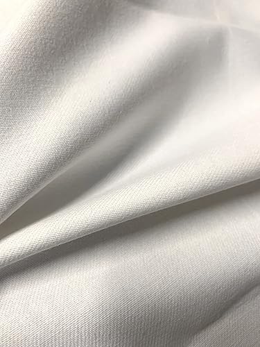 The Yard - Tela de mezclilla White Bull de 60 pulgadas, 10 onzas